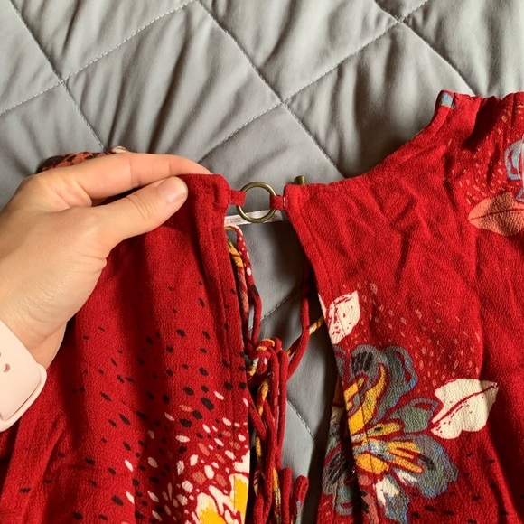 Free People Red tunic - Picture 3 of 4